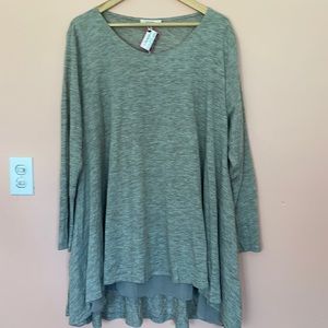 Umber gray tunic